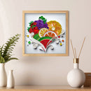DIY Fruit Love Drawing Part Special Shape Diamond Mosaic Painting Kit Room Decor