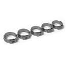 10pcs Single Ear Stainless Steel Hydraulic Hose Clamps O Clips (11.5-14.0mm