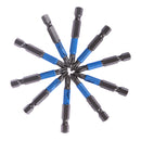 10 PC 1/4" Hex Magnetic Non Anti Slip Long Reach Electric Screwdriver PH2