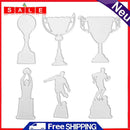 Lookthenbuy 6 Piece Wine Glass Punching Stencils Stencils Scrapbooking Embossing DIY