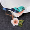 Women Craft Motif Beautiful Applique Patch Sew/Iron on Birds Sewing Embroidered