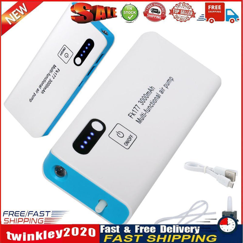 3000mAh Aquarium Oxygen Pump Fish Tank Oxygenated Outdoor Fishing Aerator Newly