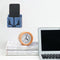 Phone Wall Mounted Holder with Plug Charging Sundries Organizer Box (Blue) Newly