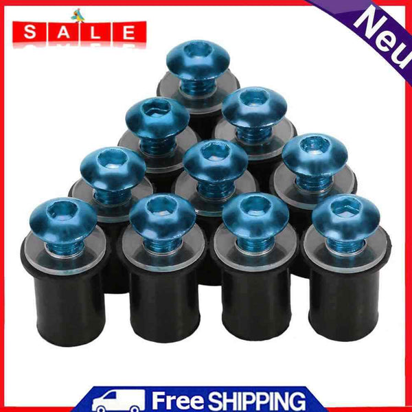 10pcs 5mm/0.20 "Motorcycle windshield windshield windshield screw screw K