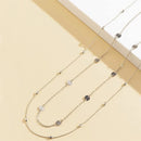 Women Fashion Bikini Shiny Trendy Double Layer Multi Chain Sequins Belly Chain