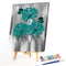 DIY Digital Picture Butterfly and Dandelion Painting By Numbers Set Handicraf