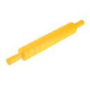 Rolling Pin Pattern Baking Tool Fondant Embossed Mold Cake Deco(Yellow