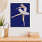 14CT Full Cross Stitch Ballet Stamped DIY Kits Wall Art Crafts Home Decorations
