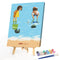 Kids On Beach 40x50cm Oil Paint By Numbers Picture DIY SXD216015