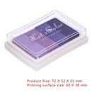 4 Colors Gradient Inkpad DIY Stamp Colored Ink Pad Printing Stationery(6)