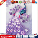 Peacock Part Drill Special-Shaped Diamond Painting DIY Mosaic Kit (R8524)