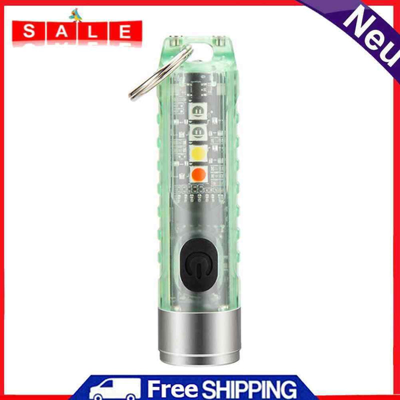 Camping SST20 LED Mini Flashlight Waterproof UV Purple Light (Clear Green)