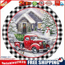 Christmas Truck Oil Painting By Numbers DIY Frameless Art Picture On Canvas