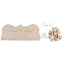 wooden birthday reminder board plaque sign hanging friend U Q8N3 calendar N9H4