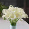 Weiß künstliche Calla-Lilie blüht Blumenstrauß Garden Hochze D6F9 G7K5 W9U5 X7M4