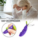 Anti-Stress Peas Beans Edamame Phone Pendant Rubber Squeeze Decompression Gift