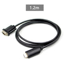 4ft HDMI to VGA Adapter Male to Male Cord HDCP 1.2 1080P for PC Projector HDTV