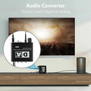 Optical Coaxial Digital to Analog Audio HiFi Headphone Converter Amplifier Newly
