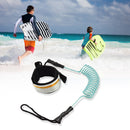 #A TPU Elastic Coiled Kayak Hand Rope Safety Straps for Surfboard Surfing Access