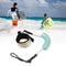 #A TPU Elastic Coiled Kayak Hand Rope Safety Straps for Surfboard Surfing Access