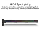 ARGB 5V 3Pin Cooling Fan for Computer Desktop Laptop PC Case Heat Sink Radiator