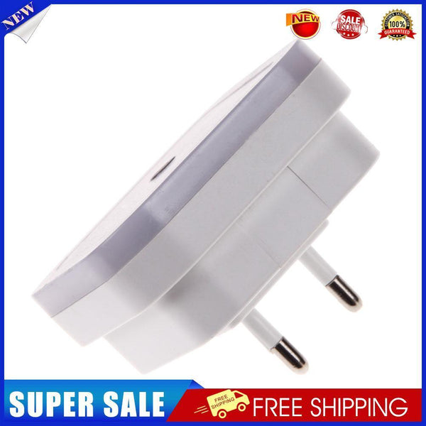Auto LED Light Induction Sensor Control Bedroom Night  (White) ( EU Plug)