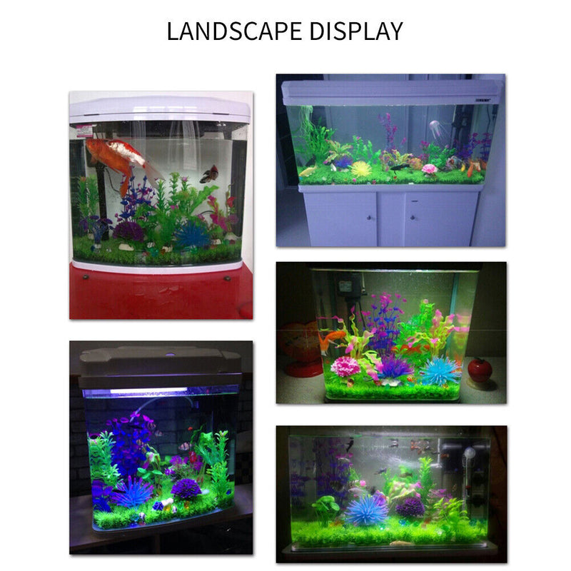 Fish Tank Landscape Artificial Lawn Water Plastic Green Grass Plant Ornaments