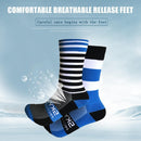 Unisex Running Stripe Long Socks Women Men Sport Soccer Cycling Breathable Socks