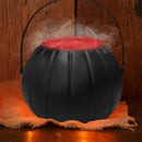 Halloween Jar Atomizing Light Holiday Party Prop Witch Fog Machine for Bar House