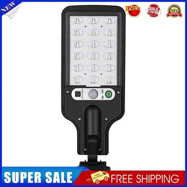Outdoor Solar Road Lamp Waterproof 3-Mode Motion Sensor Wall Lights (18LED)