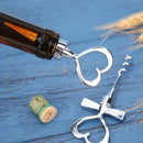 Love Heart Corkscrew Wine Bottle Opener Stopper Set Wedding Gifts Supplies