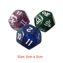 3pcs 12-Sided Astrology Zodiac Signs Dice for Constellation Divination Tarot