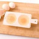 Steamer Tool DIY Microwave Eggs Egg Steamer Draining Egg Boiler Double Cup