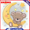 5D DIY Diamond Painting Kits Full Round Drill Moon Cartoom Bear Mosaic Picture