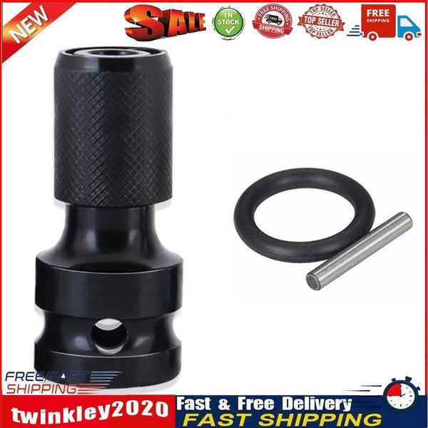 1/2 Inch Square To 1/4 Inch Hex Ratchet Socket Wrench Sockets Adapter (B) Newly
