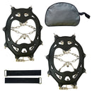 19 Teeth Spikes Cleats, Anti Brief Walk Traction Ice Cleats for Fishing Walking