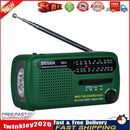 DE13 FM MW SW Crank Dynamo Solar Emergency Radio World Multiband Receiver Newly