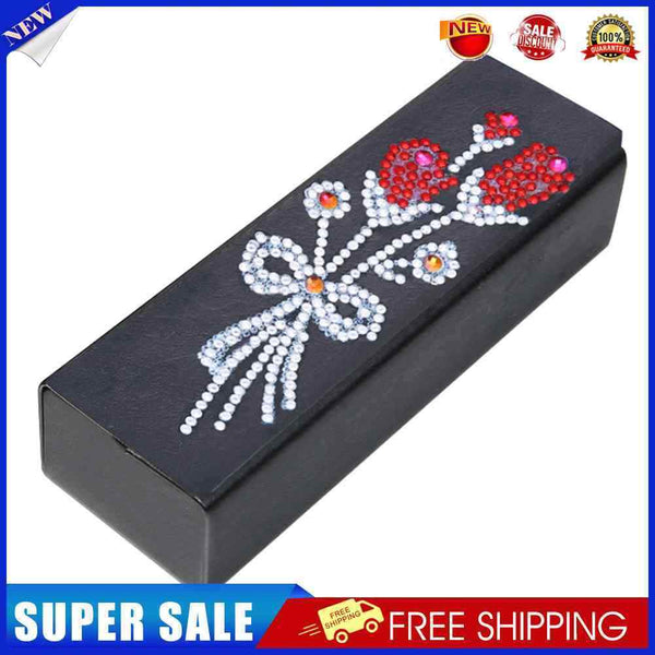 DIY Diamond Painting Leather Sunglasses Storage Box Eyeglasses Holder Organizer