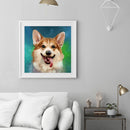 DIY 5D Embroidery Dog Animal Diamond Painting Cross Stitch Home Decoration Gift