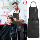 Adjustable Salon Hair Cutting Hairdresser Barber Denim Apron Cooking Cloth Newly