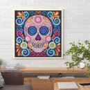 Round crystal full of diamonds diamond painting abstract B1782