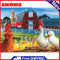 DIY Digital Picture Chickens Ducks Frameless Oil Painting By Number Handicraft