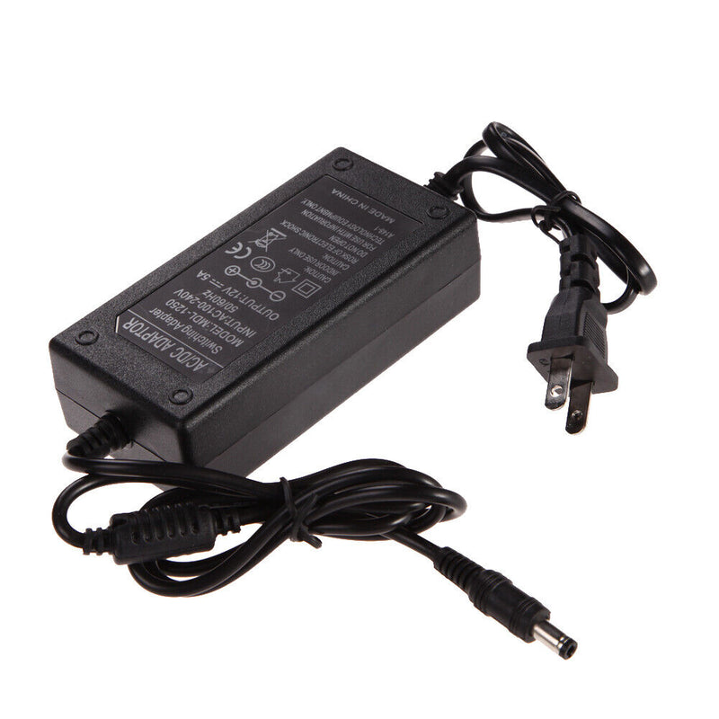 AC 100-240V Converter Adapter DC 5.5 x 2.5MM 12V 5A 5000mA Charger US Plug