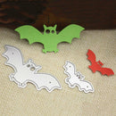 2pcs Halloween Bat Cutting Dies Stencils Decorative Embossing Scrapbooking