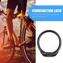 4 Digit Combination Bicycle Security Lock Anti Theft Cable Lock (Black) Newly