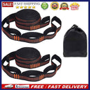 2pcs Camping Hammock Tree Hanging Straps Polyester Hammocks Hanger Rope Bel