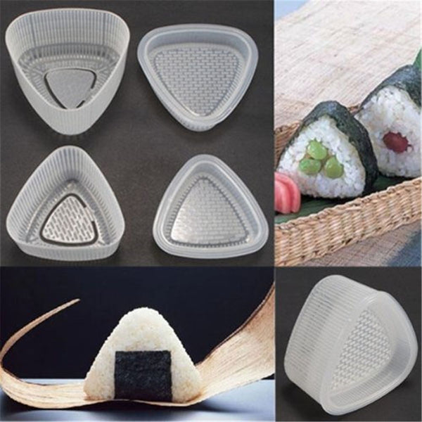 DIY Frame Bento Food Press Triangular Form Rice Ball Maker Sushi Onigiri Mold