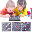 DIY Mandala Special Shaped Diamond Painting 50 Pages A5 Notebook Diary Book Gift