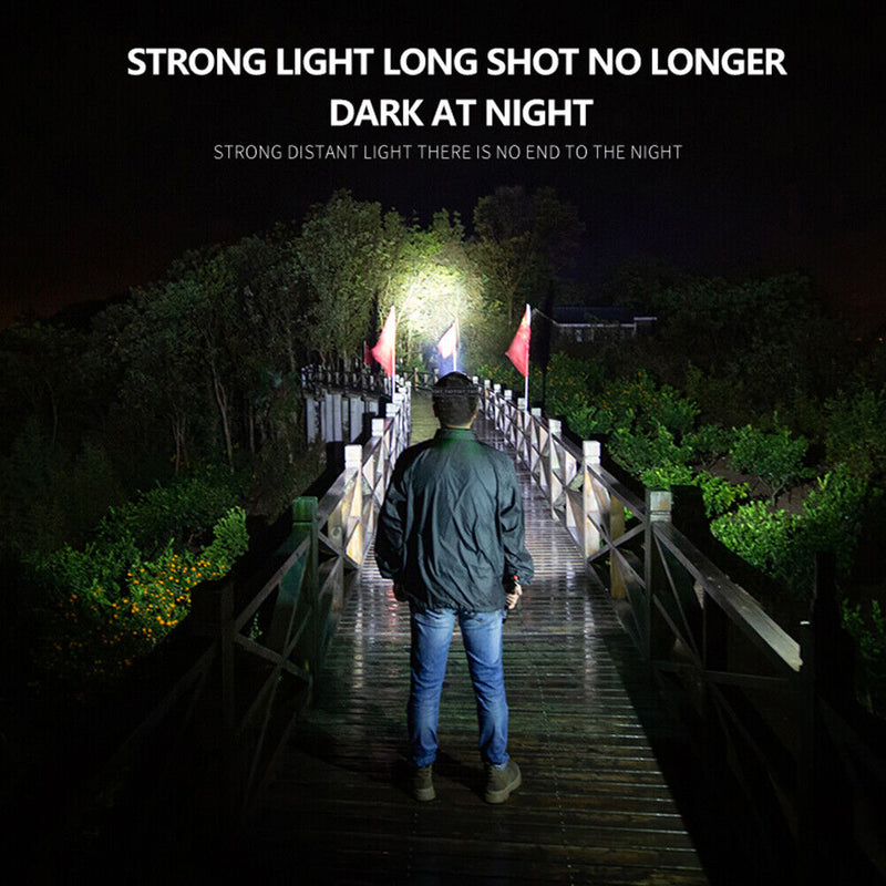 USB Rechargeable Headlight XPE LED Flashlight Indoor Camping Night Fishing