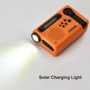 Portable Solar Full Band Radio Hiking FM AM Flashlight Multifunctional Radiogram